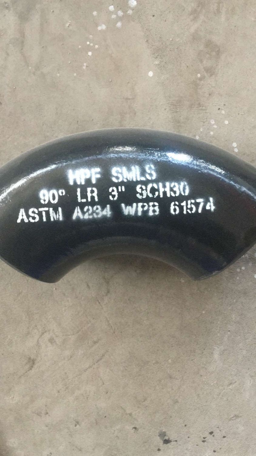 ASTM A234 WPB 90 LR ELBOW 3'' SCH30