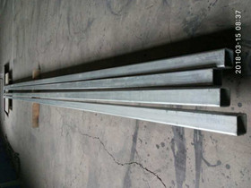 ASTM A106 GR.B square pipe hot galvanized 50MM*50MM*3.2MM*6000mm
