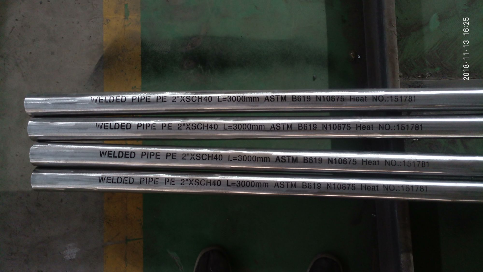 ASTM B619 N10675 welded pipes