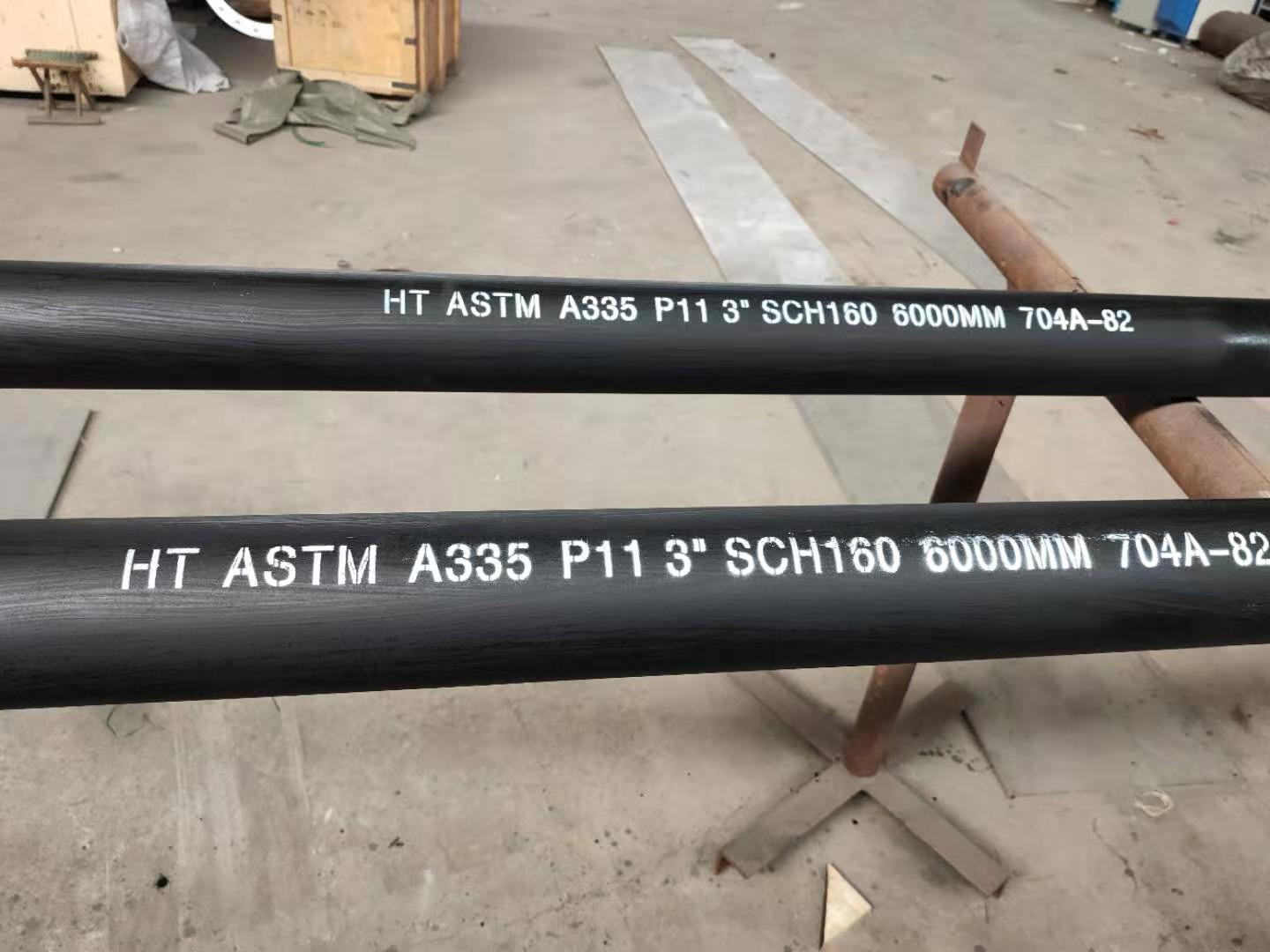 ASTM A335 P11 SEAMLESS PIPE 3INCH SCH 160 6000MM LENGTH